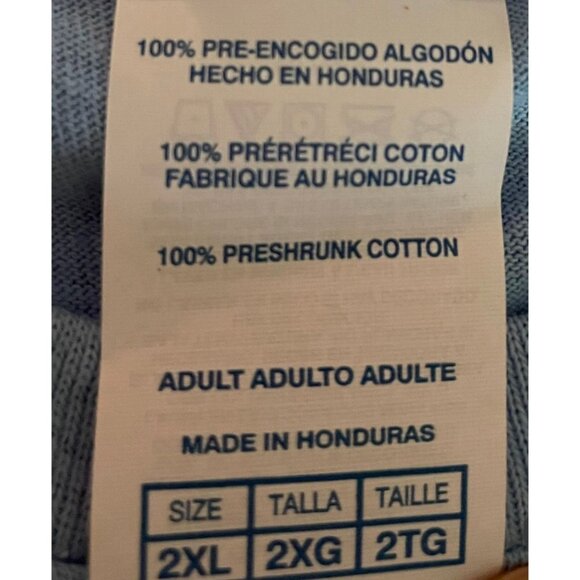 Delta Pro Weight- Men's Adults Short Sleeves T-Shirt -Graphic Tee-Light Blue-XXL - Picture 10 of 13